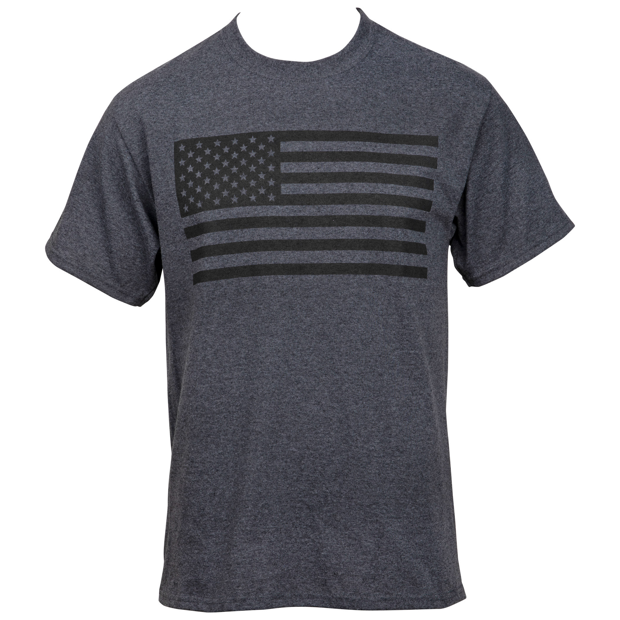 America Flag Heather Grey T-Shirt